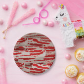 Wrap es in Bacon! Pappteller (Party)