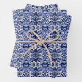 Wrap es in der Blue-Blume von Delft Ware auf Geschenkpapier Set (Beispiel)
