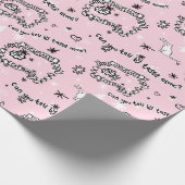 Wrap es in Katzenbäumen! Geschenkpapier (Ecke)