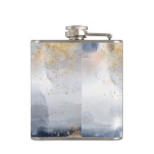 Wrap-Flasche mit Brautparty Flachmann (Rückseite)