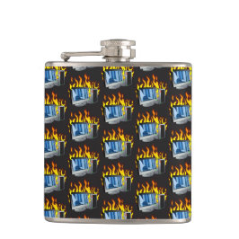 Wrap-Flasche mit dem Computer-Feuer Flachmann