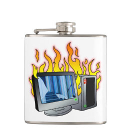 Wrap-Flasche mit dem Computer-Feuer Flachmann