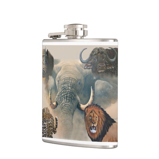 Wrap Flask - Big Five Flachmann (Links)