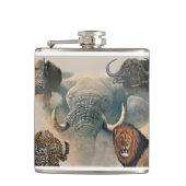 Wrap Flask - Big Five Flachmann (Vorderseite)