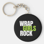 Wrap Girls Rock - Es funktioniert! global Schlüsselanhänger (Vorne)