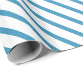 Wrap His Gift with Love to Shine Like Blue Sky Geschenkpapier (Rolleneckpunkt)