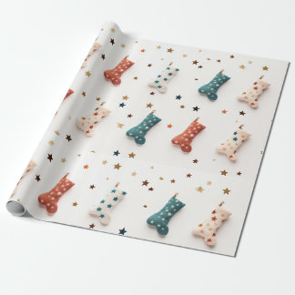 Wrap in Sock-tastic Starry Cheer Paper! Geschenkpapier