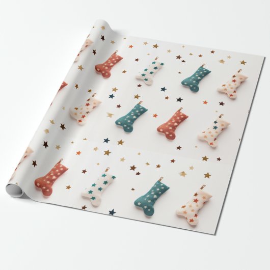 Wrap in Sock-tastic Starry Cheer Paper! Geschenkpapier (Ungerollt)