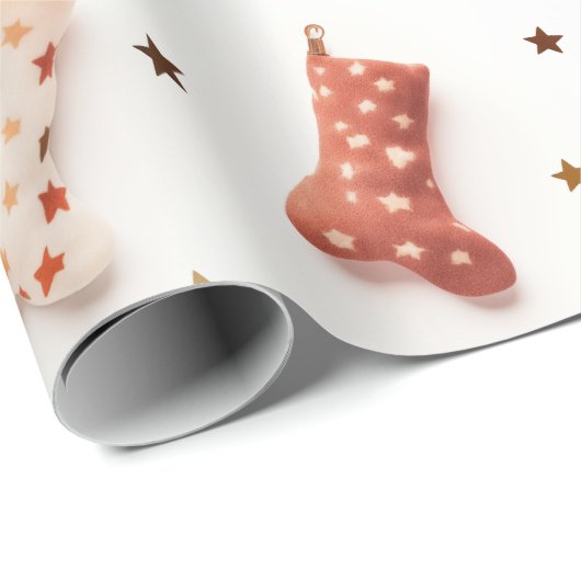 Wrap in Sock-tastic Starry Cheer Paper! Geschenkpapier (Rolleneckpunkt)