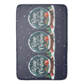 Wrap It Up It's Christmas Snow Globe Design Badematte (Vorderseite Vertikal)