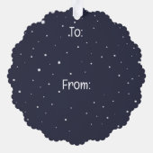 Wrap It Up It's Christmas Snow Globe Design Ornament Karte (Rückseite)