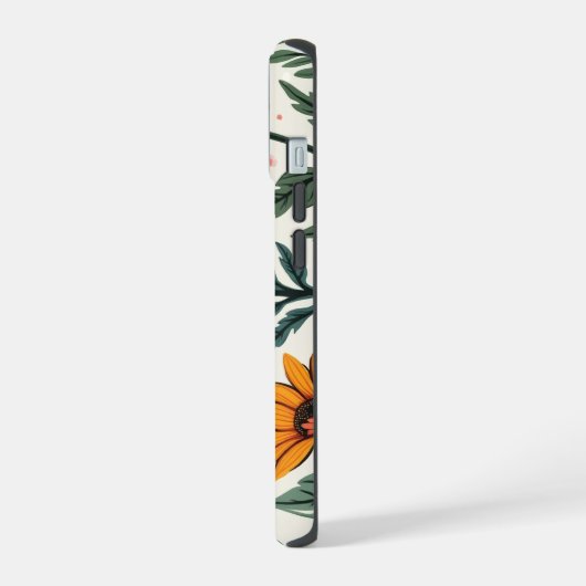 Wrap mit Blume iPhone 15 Hülle (Linke Seite)