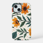 Wrap mit Blume iPhone 15 Hülle (Rückseite)