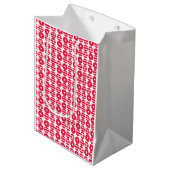 Wrap Monster Mittlere Geschenktüte (Vorderseite Schrägansicht)