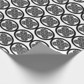 Wrap-motivierende Elegance: Asano Taka no Ha Patte Geschenkpapier (Ecke)