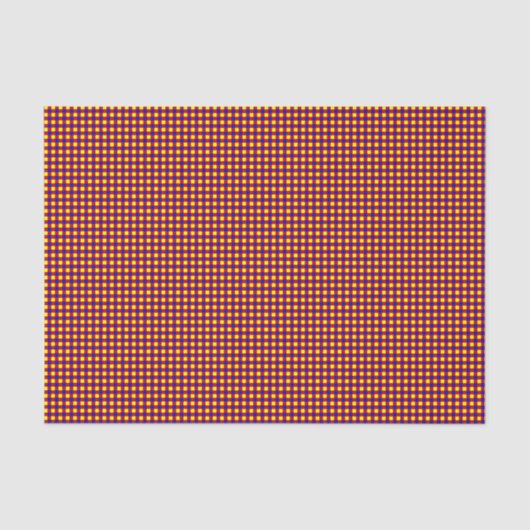 WRAP-PAPERS FÜR Primärfarben-Gingham-2-TISSUE Seidenpapier (Vorderseite)