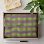 WRAP-PAPERS FÜR Primärfarben-Gingham-5-TISSUE Seidenpapier (Geschenk)