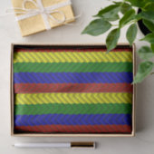 WRAP-PAPIER FÜR Primärfarben-HERRINGBONE-GEWEBE Seidenpapier (Geschenk)