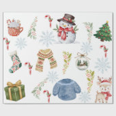 wrap papper geschenkpapier (Flach)