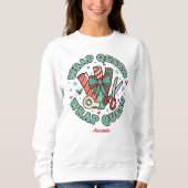 Wrap Queen Lustiger Weihnachtspulli Sweatshirt (Vorderseite)