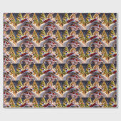 Wrap & Rabbit Roll: Festliche Weihnachtsfeier mit Geschenkpapier (Flach)