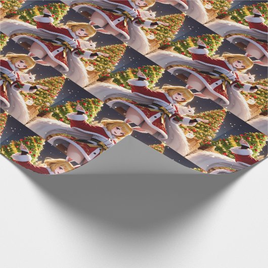 Wrap & Rabbit Roll: Festliche Weihnachtsfeier mit Geschenkpapier (Ecke)