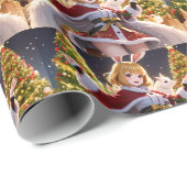 Wrap & Rabbit Roll: Festliche Weihnachtsfeier mit Geschenkpapier (Rolleneckpunkt)