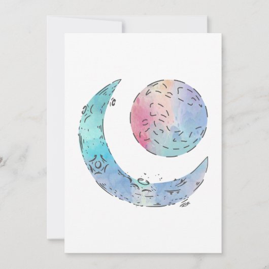 Wrap Sun und Moon Gallery Einladung (Vorderseite)