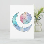 Wrap Sun und Moon Gallery Einladung (Stehend Vorderseite)