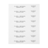 Wrap um das Etikett (Bogen)