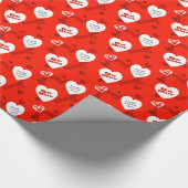 Wrap Wrapping Paper von True Love Valentine's Day Geschenkpapier (Ecke)