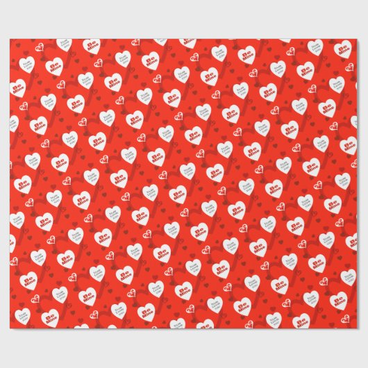 Wrap Wrapping Paper von True Love Valentine's Day Geschenkpapier (Flach)
