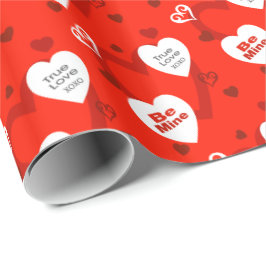 Wrap Wrapping Paper von True Love Valentine's Day Geschenkpapier