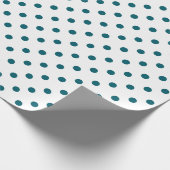 Wrap Your Gift in Deep Teal Elegance Geschenkpapier (Ecke)