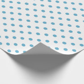 Wrap Your Gift in Sky Blue Serenity Geschenkpapier (Ecke)