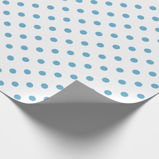 Wrap Your Gift in Sky Blue Serenity Geschenkpapier (Ecke)