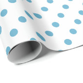 Wrap Your Gift in Sky Blue Serenity Geschenkpapier (Rolleneckpunkt)
