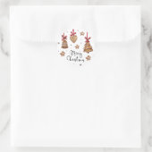 Wrap your gifts with joy this holiday season! runder aufkleber (Tasche)