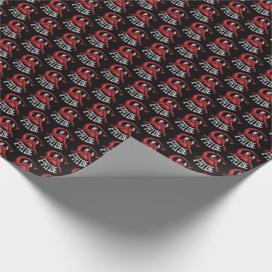 Wrap your Sinful gift Pride Devil Geschenkpapier (Ecke)