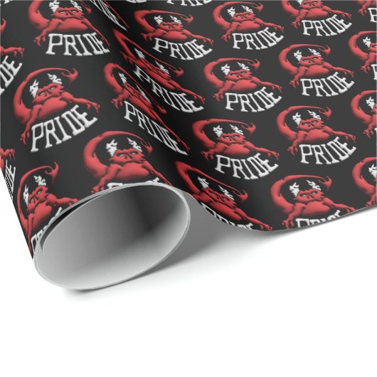 Wrap your Sinful gift Pride Devil Geschenkpapier (Rolleneckpunkt)