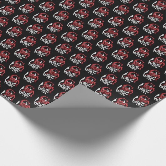 Wrap your Sinful Present Wrath Devil Geschenkpapier (Ecke)
