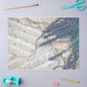 Wrap zum Dekoupage-Musikteppich Seidenpapier (Basteln)