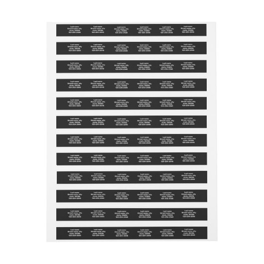 Wraparound Address Label (Bogen)