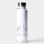 Wraparound Treeline Design Trinkflasche (Rechts)