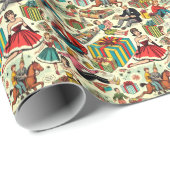 Wraping Paper beschreibt das Muster für Comicen Geschenkpapier (Rolleneckpunkt)