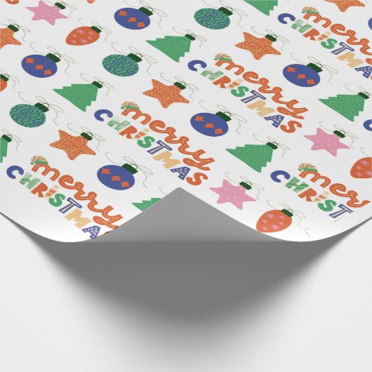 WRAPING PAPER CHRISTMAS GESCHENKPAPIER (Ecke)
