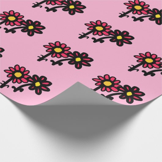 Wraping Paper Flowers Geschenkpapier (Ecke)