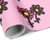 Wraping Paper Flowers Geschenkpapier (Rolleneckpunkt)