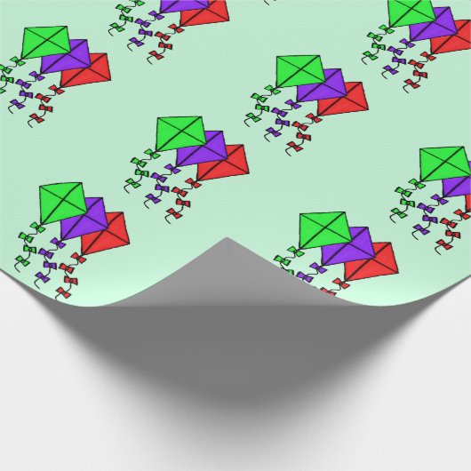 Wraping Paper Kites Geschenkpapier (Ecke)