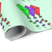 Wraping Paper Kites Geschenkpapier (Rolleneckpunkt)